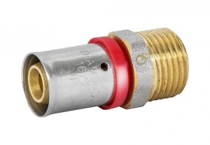 Złączka pex zaciskana 20x1 GZ
